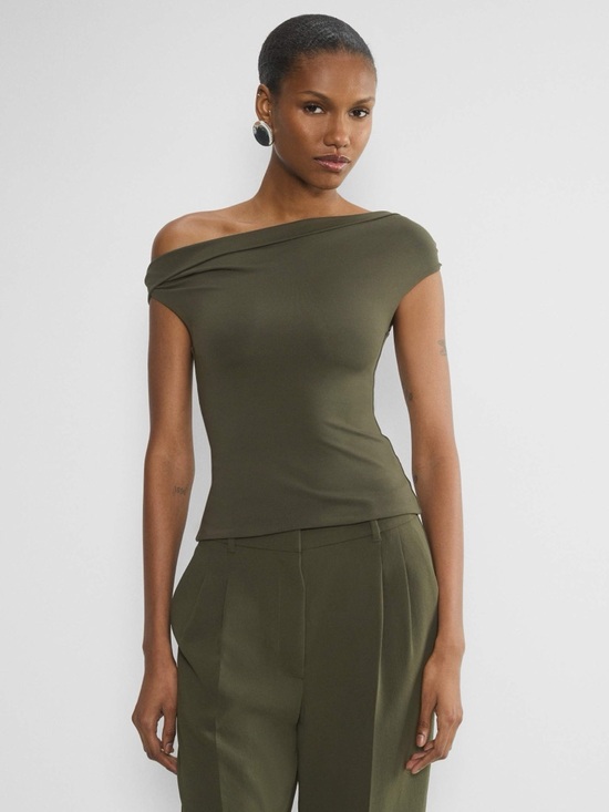 Aritzia Tops - Aritzia Olive Contour Ravish Top Size M
